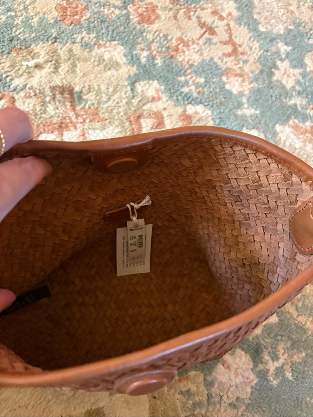 Madewell Signature Woven Leather Shoulder Bag - Picture 5 of 8